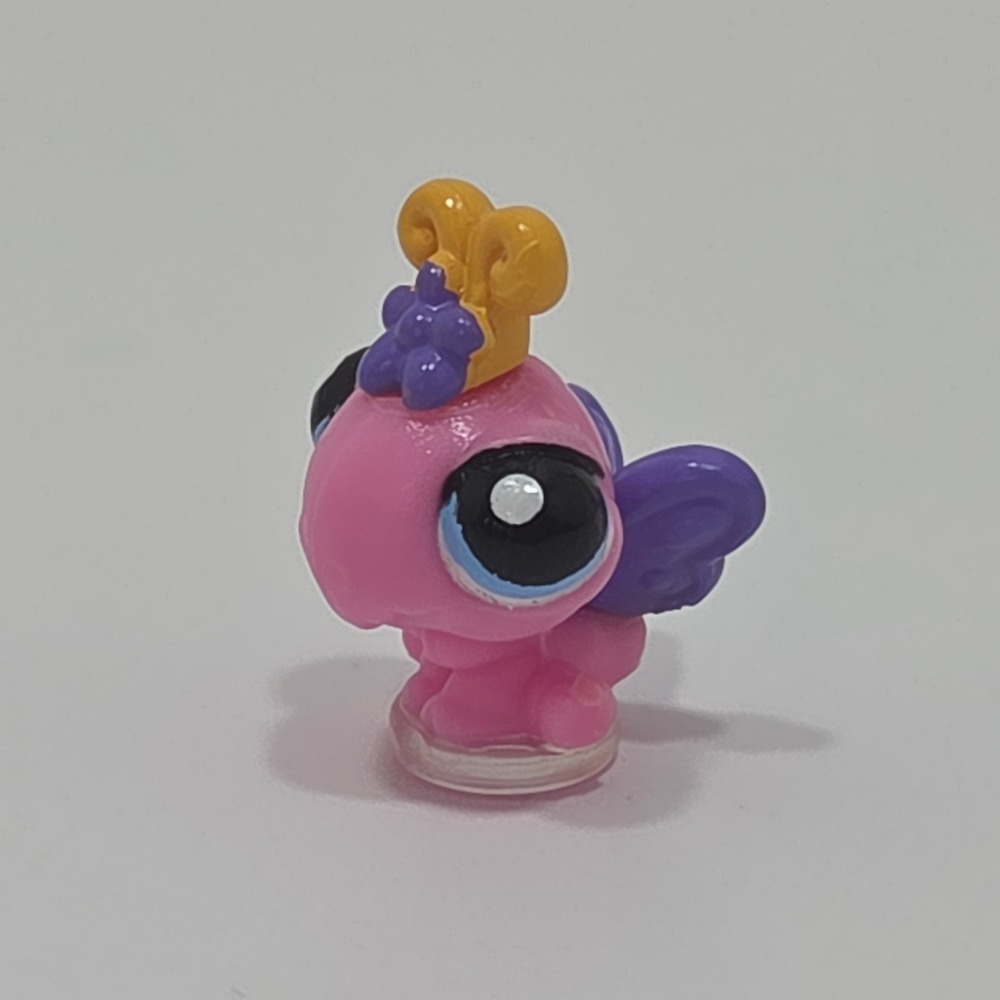 Littlest Pet Shop LPS #T?? Teeniest Tiniest Teensies Pink & Purple Butterfly